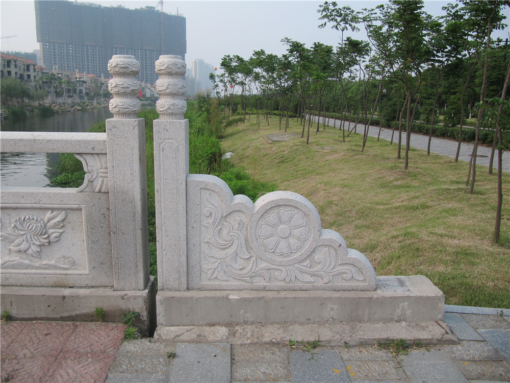 下沙沿江大道石欄桿工程