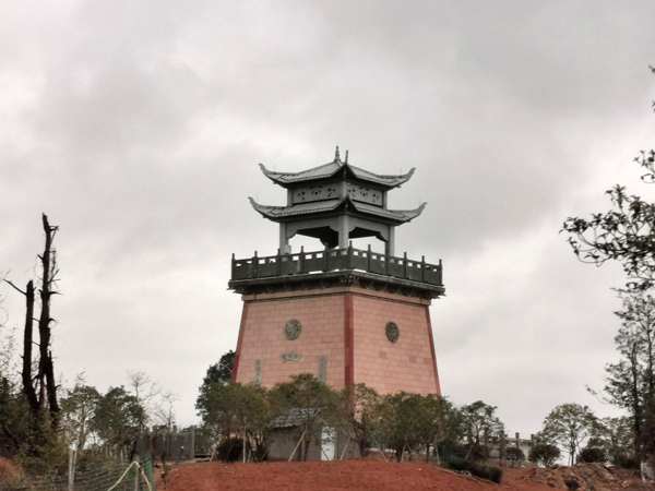 杭州蕭山區(qū)義橋景觀石亭，景觀臺(tái)工程