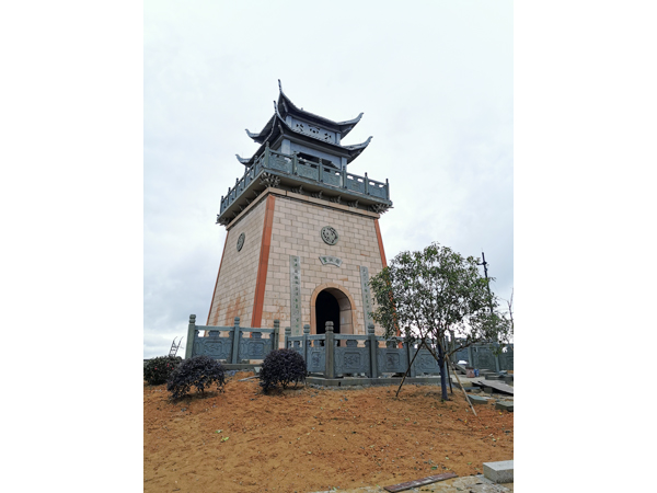 杭州蕭山區(qū)義橋景觀石亭，景觀臺(tái)工程